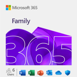 Microsoft 365 Family 1 Year 6 Users
